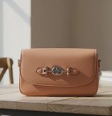 Classic Saddle Bag with Buckle Closure