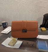 Peach Minimalist Crossbody Bag