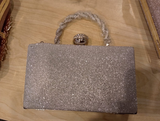 Royal Touch - Hard Case Clutch with Crystal Lock