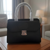Stylish Top Handle Bag with Textured Finish