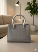 Textured Faux Leather Shoulder/Top Handle Bag ZTS-CR 067