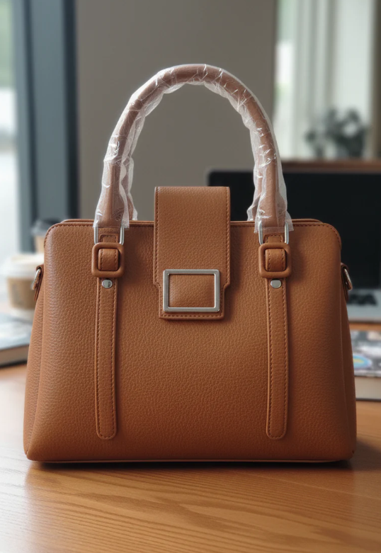 Chic Structured Top-Handle Bag
