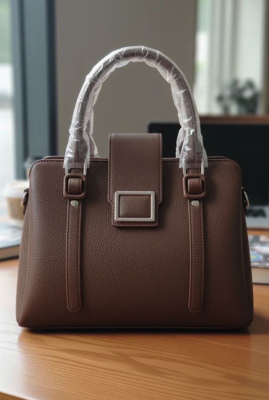 Chic Structured Top-Handle Bag