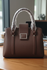 Chic Structured Top-Handle Bag