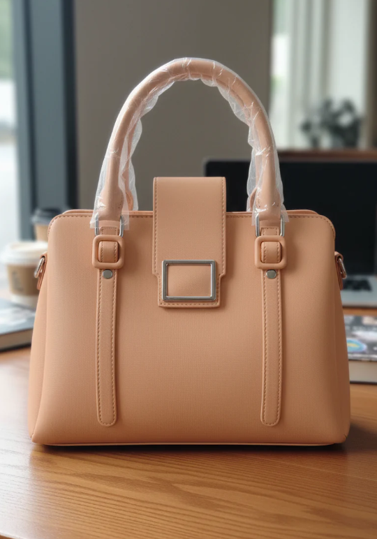 Chic Structured Top-Handle Bag