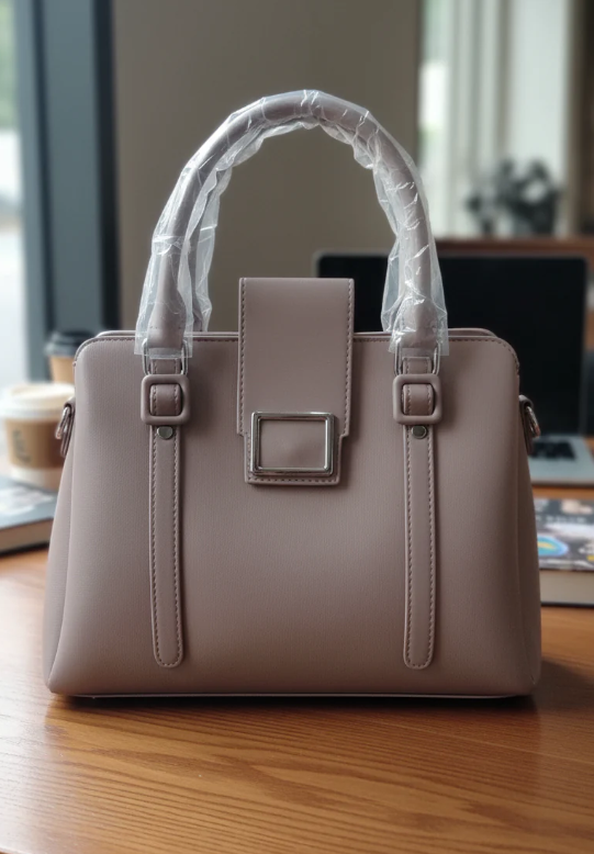 Chic Structured Top-Handle Bag
