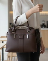Elegant Double-Zip Day Bag