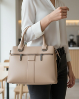 Elegant Double-Zip Day Bag