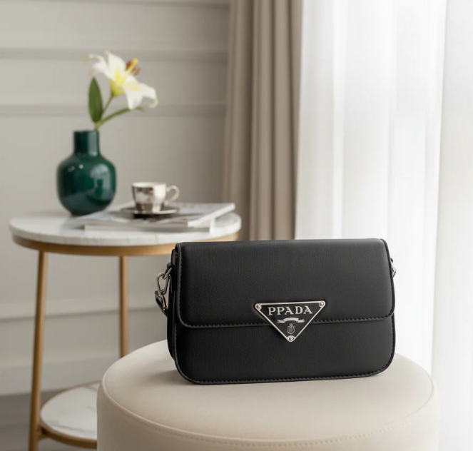 Elegant Mauve Pink Saffiano Leather Shoulder Bag ZTS_CR_099