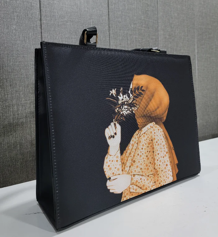 Eleghant HandBag Canvas Hijab Design