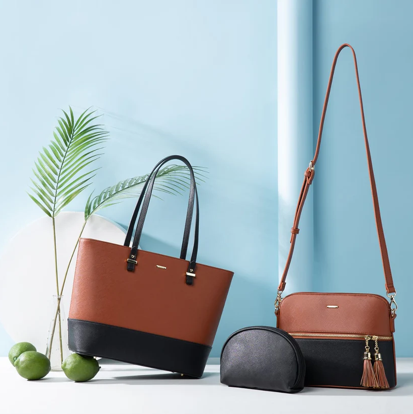Ladies Shoulder 3 Pieces Bag Set