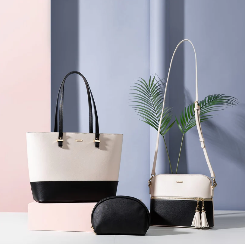 Ladies Shoulder 3 Pieces Bag Set
