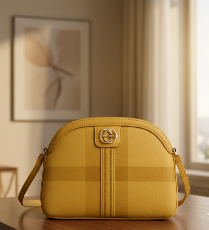 Luxury Mustard Handbag – Timeless Design, Modern Appeal