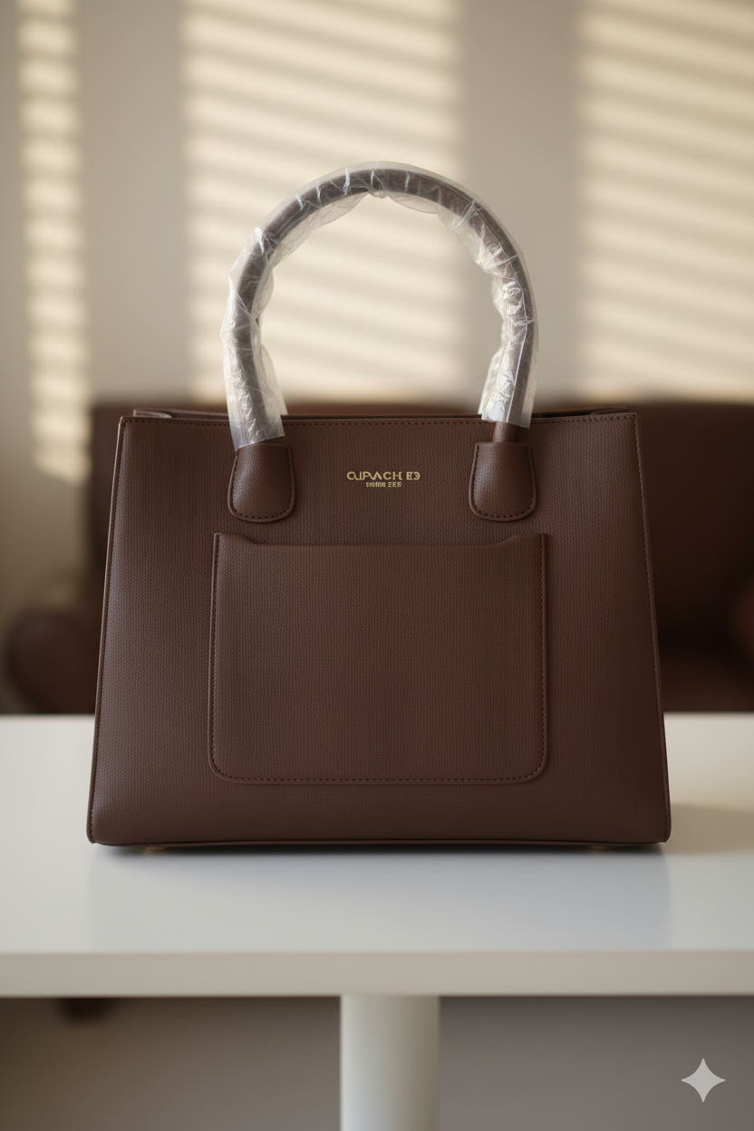 Textured Faux Leather Shoulder/Top Handle Bag ZTS-CR 067