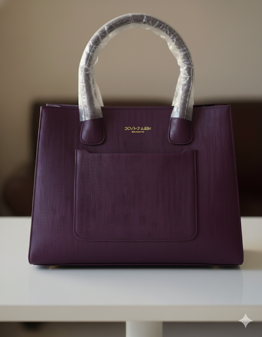 Textured Faux Leather Shoulder/Top Handle Bag ZTS-CR 067