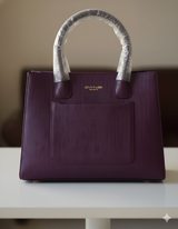 Textured Faux Leather Shoulder/Top Handle Bag ZTS-CR 067